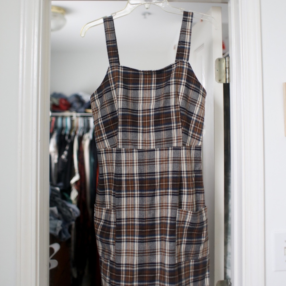 American eagle plaid dress